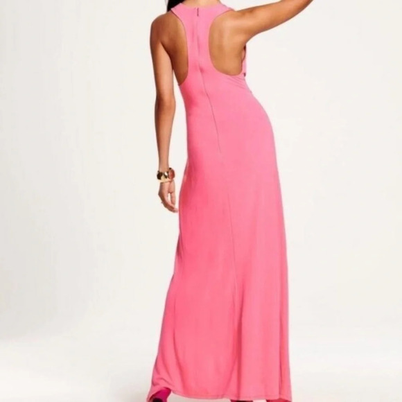 New! Ramy Brooks Gemma dress in wild pink maxi 17488 - Picture 2 of 13